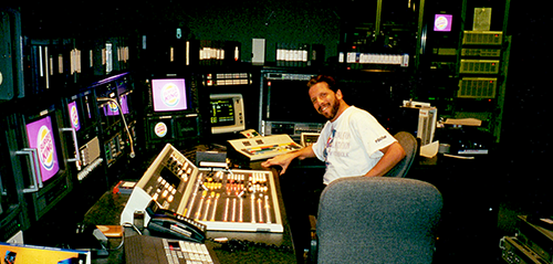 Greg Ball in 1993 in the Studio He Designed at Burger King World Headquarters