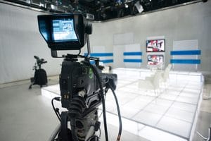 Television studio built in house pros and cons