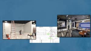 video studio design and building - our process