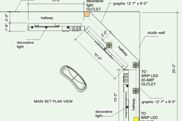 set design drawing