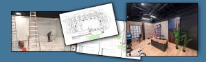 video studio design and building blue prints