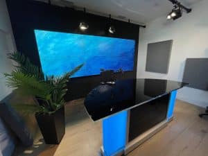 Podcast studio design and build example