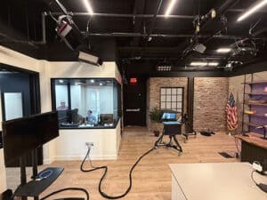 video production studio design and build TV