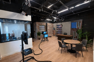 video production studio design and build TV