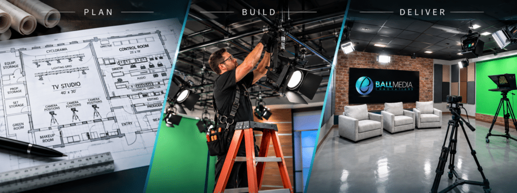 Our Process for designing and building a tv studio