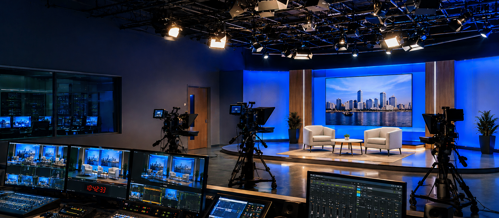 TV studio design and installation