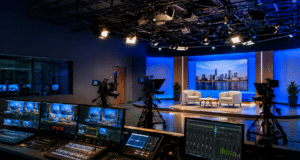 TV studio design and installation