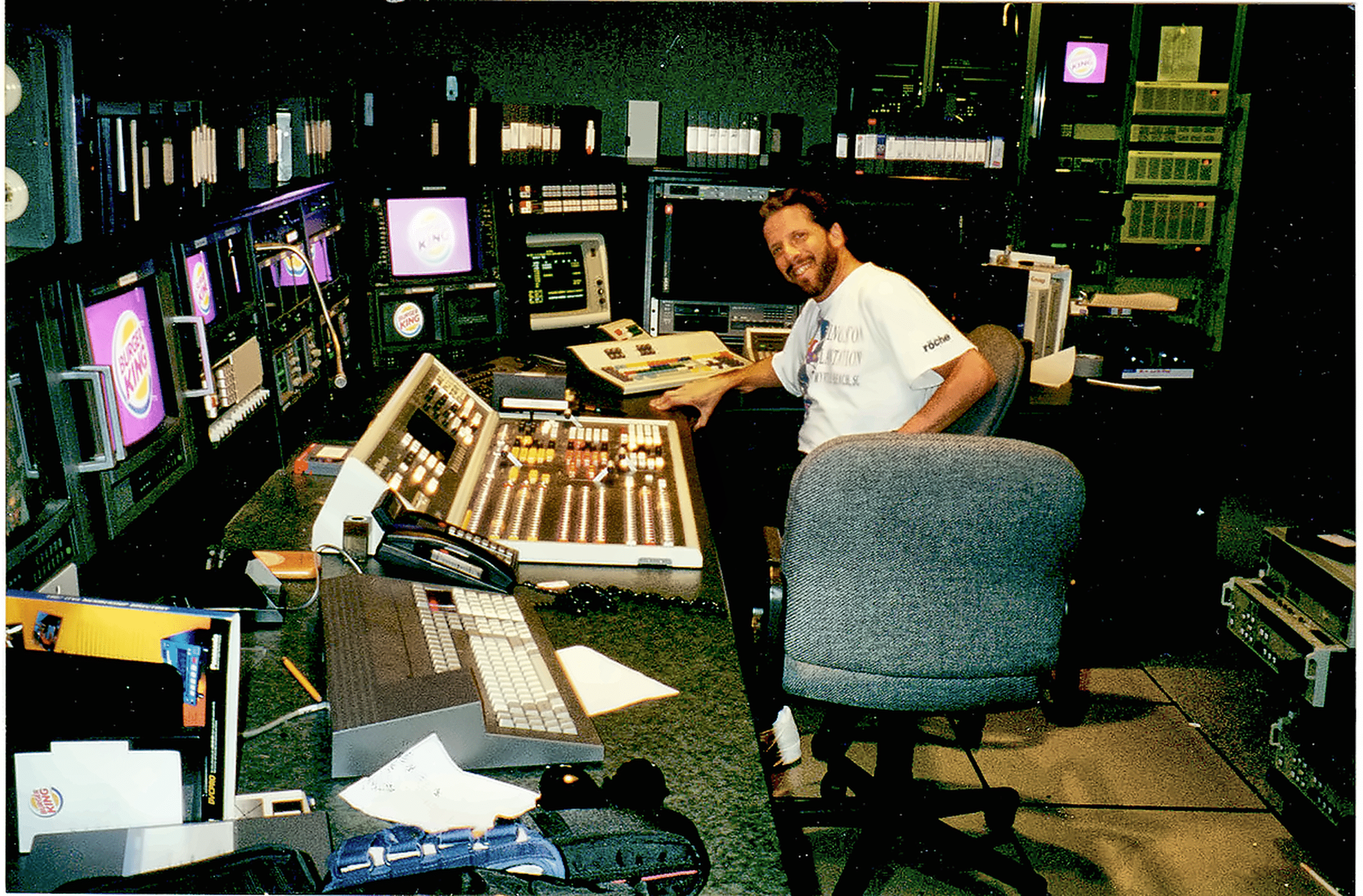 Greg Ball at the Burger King World Headquarters Studio