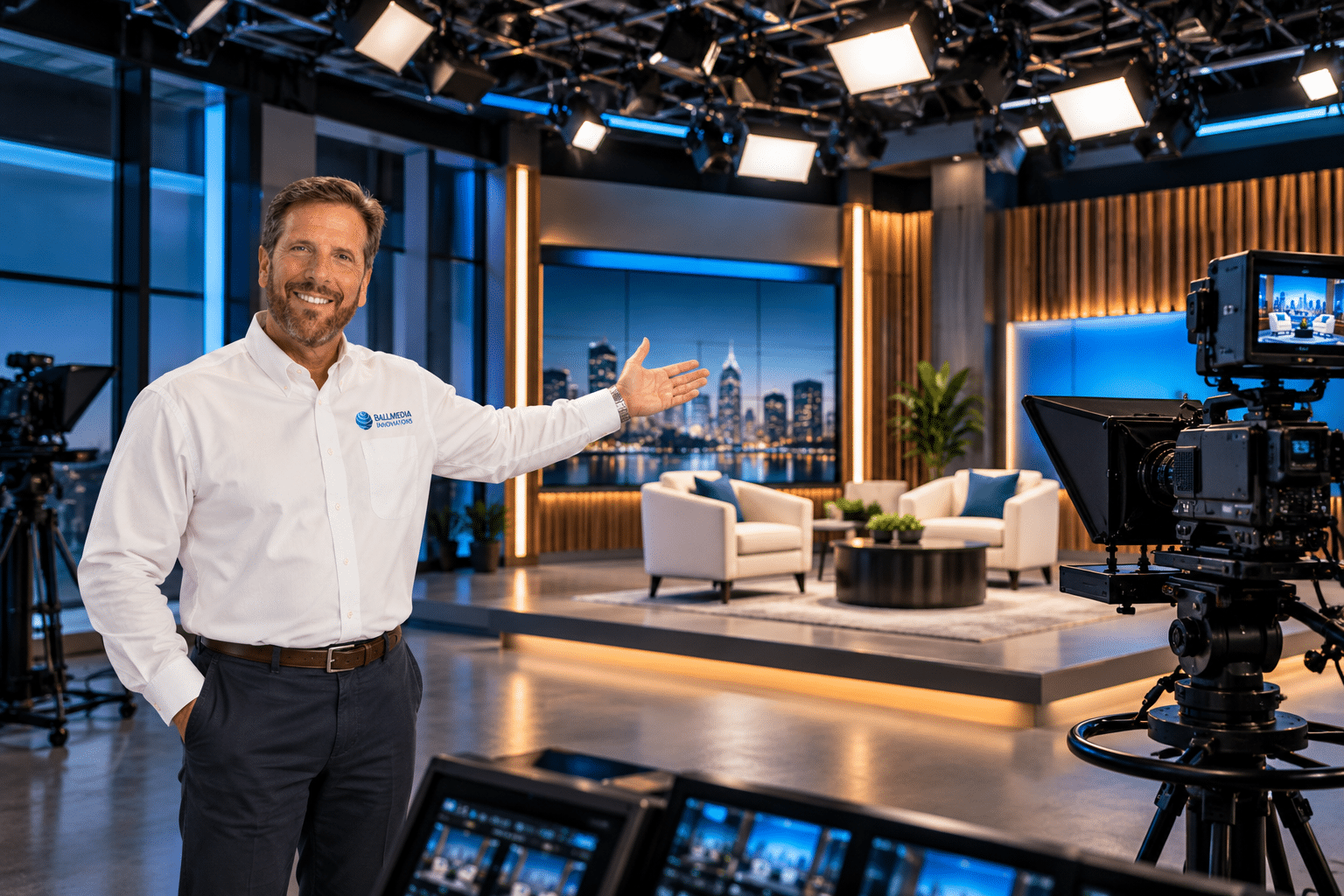 About Us - tv studio design and build company team
